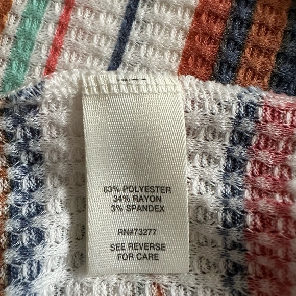 Mudd women sweater striped multicolor with long sleeves. - Picture 9 of 9